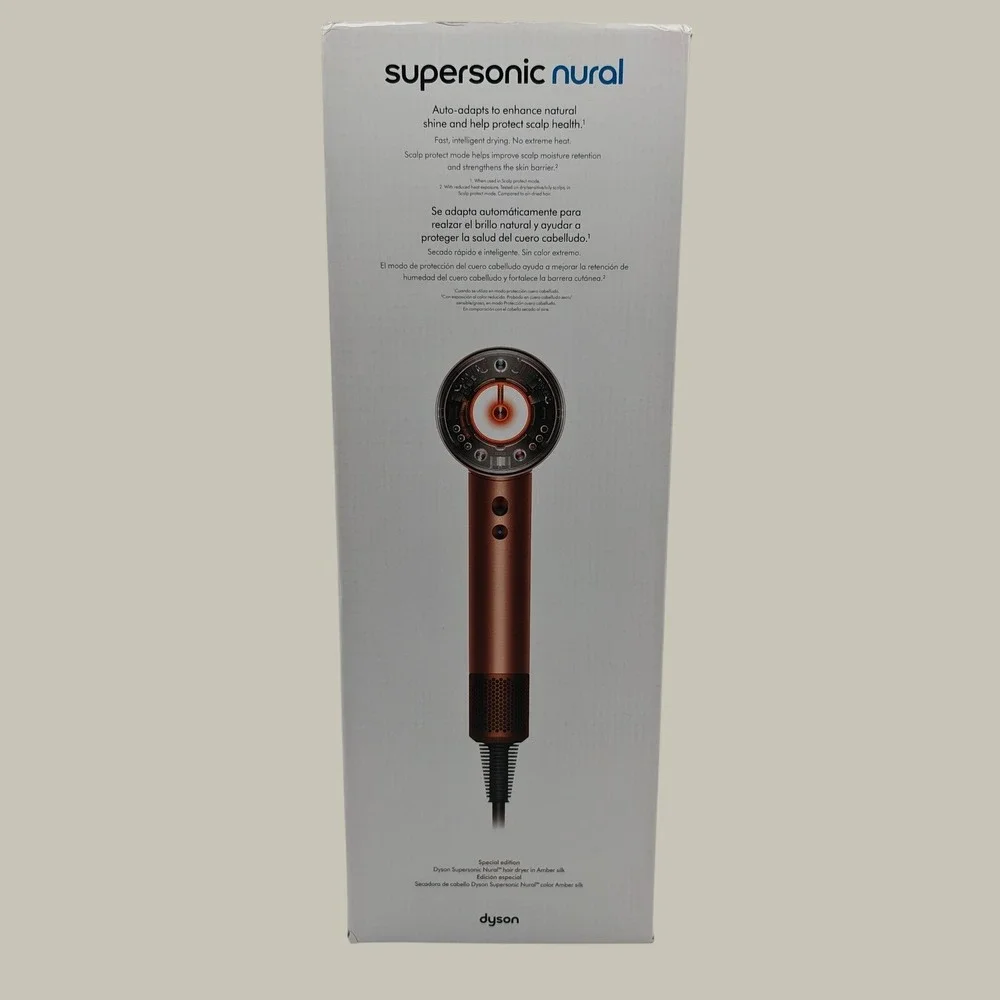 Dyson Supersonic Nural Hair Dryer Special Edition Amber Silk HD16 New Open Box